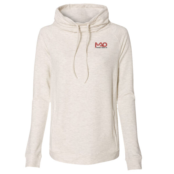   - Women’s HeatLast™ Fleece Faux Cashmere Funnel Neck Sweatshirt Thumbnail